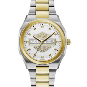 Harley-Davidson Női Bar & Shield Silver & Gold acél karóra