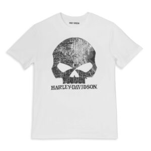 Harley-Davidson Férfi Milwaukee Map Skull póló
