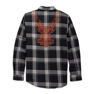 Harley Davidson Férfi Road Captain Ing - Black Plaid
