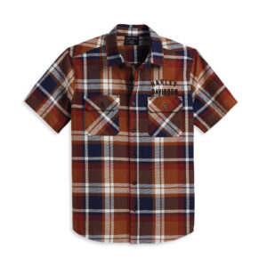 Harley Davidson Férfi Staple Kockás ing - Warm Multi Plaid