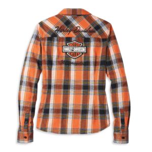Harley-Davidson Női Iconic Script Font Two Pocket flanel ing