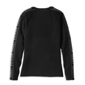 Harley Davidson Női Jacquard hosszú ujjú – Black Beauty