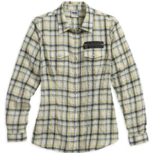 Harley Davidson Női 1903 Crinkle hosszú ujjú ing