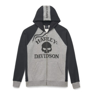 Harley Davidson Férfi Willie G Skull Colorblock pulóver