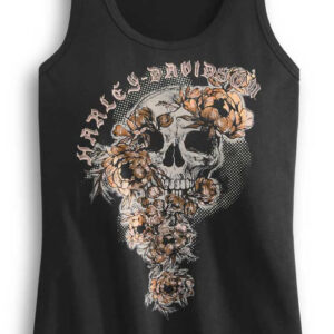 Harley-Davidson Női Skull & Roses ujjatlan trikó