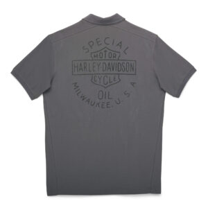 Harley Davidson Férfi Special Oil Piké póló - Blackened Pearl