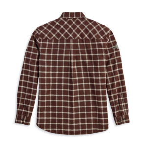 Harley Davidson Férfi Flanel ing - Brown Plaid