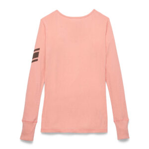 Harley Davidson Női Timeless Holdout Henley póló – Dusty Pink