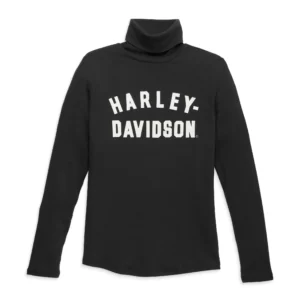 Harley-Davidson Női Milwaukee Rib Turtleneck hosszú ujjú póló