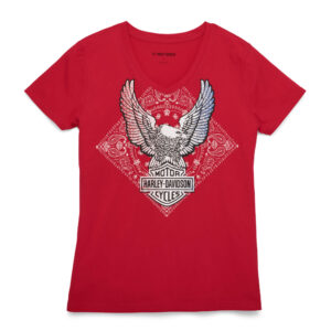 Harley Davidson Női United Freedom Eagle póló