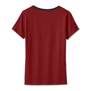 Harley-Davidson 120th Anniversary Speedbird Diamond női póló – Merlot