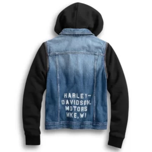 Harley-Davidson Női Zip-Off Sleeve farmer dzseki