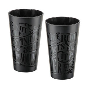 Harley-Davidson Destination Matt fekete pohárkészlet - 16 oz.