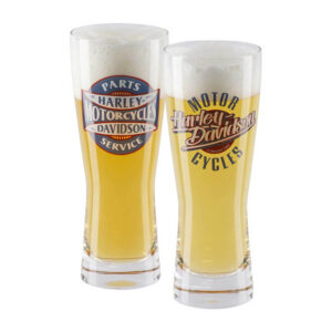 Harley-Davidson Parts & Service Graphic Set of Two Pilsner Pohár - 24 oz.