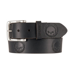 Harley-Davidson Férfi Embossed Willie's World bőröv