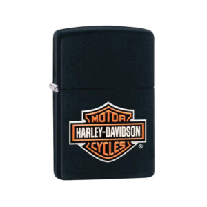 Harley-Davidson Texture Print Classic Logo Zippo Öngyújtó